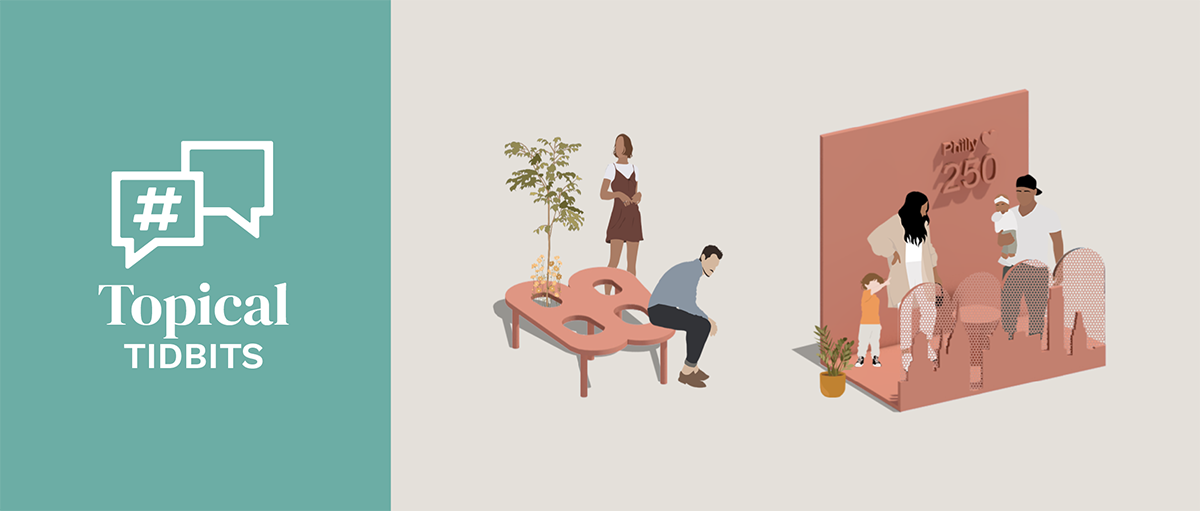 America 250 custom placemaking installations by Praxis Placemaking Studio + Bright Brothers Strategy Group